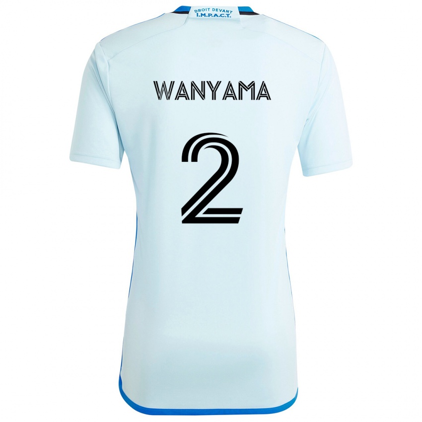 Kinderen Victor Wanyama #2 Ijsblauw Uitshirt Uittenue 2024/25 T-Shirt