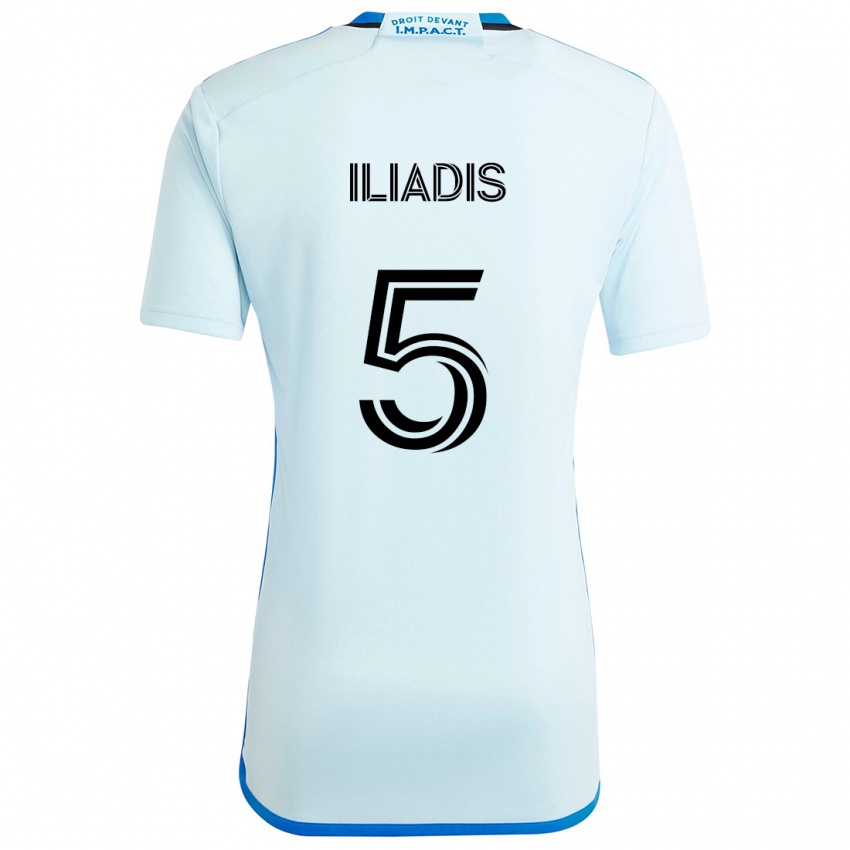 Kinderen Ilias Iliadis #5 Ijsblauw Uitshirt Uittenue 2024/25 T-Shirt