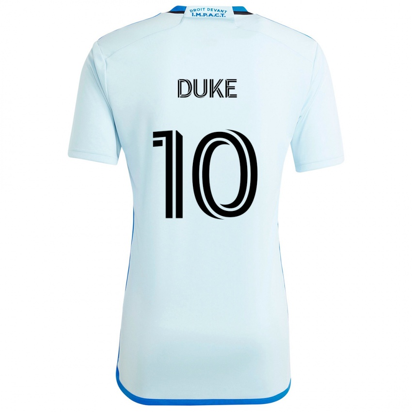 Kinderen Bryce Duke #10 Ijsblauw Uitshirt Uittenue 2024/25 T-Shirt