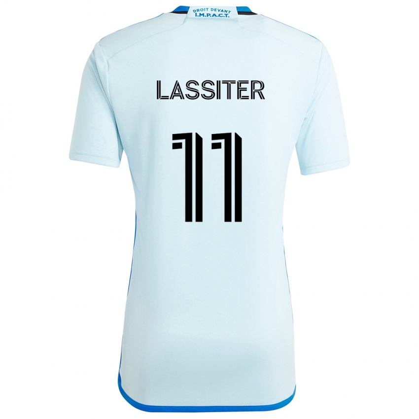 Kinderen Ariel Lassiter #11 Ijsblauw Uitshirt Uittenue 2024/25 T-Shirt