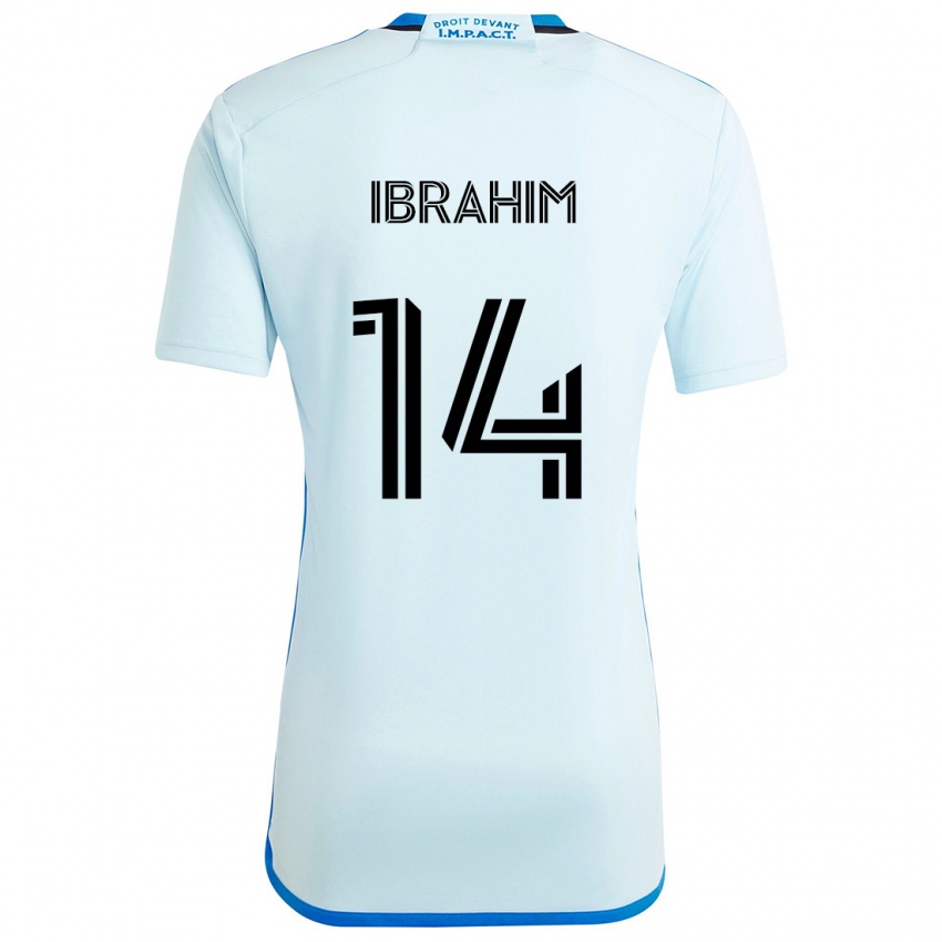 Kinderen Sunusi Ibrahim #14 Ijsblauw Uitshirt Uittenue 2024/25 T-Shirt