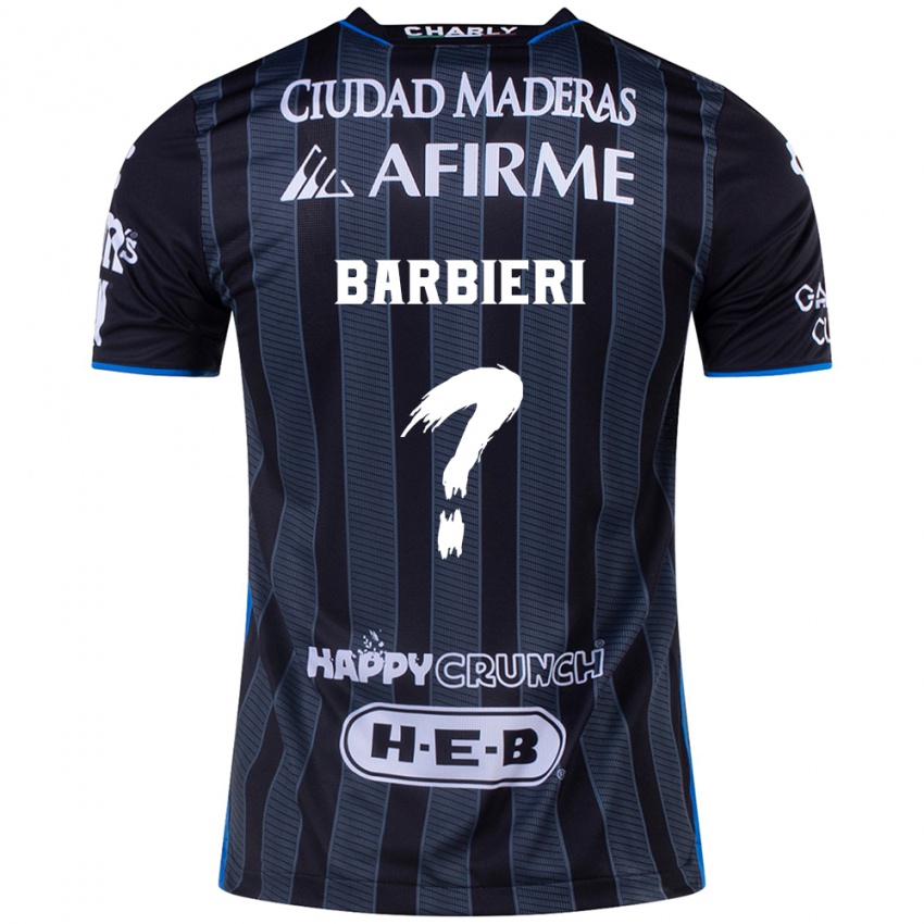 Kinderen Miguel Barbieri #0 Wit Zwart Uitshirt Uittenue 2024/25 T-Shirt