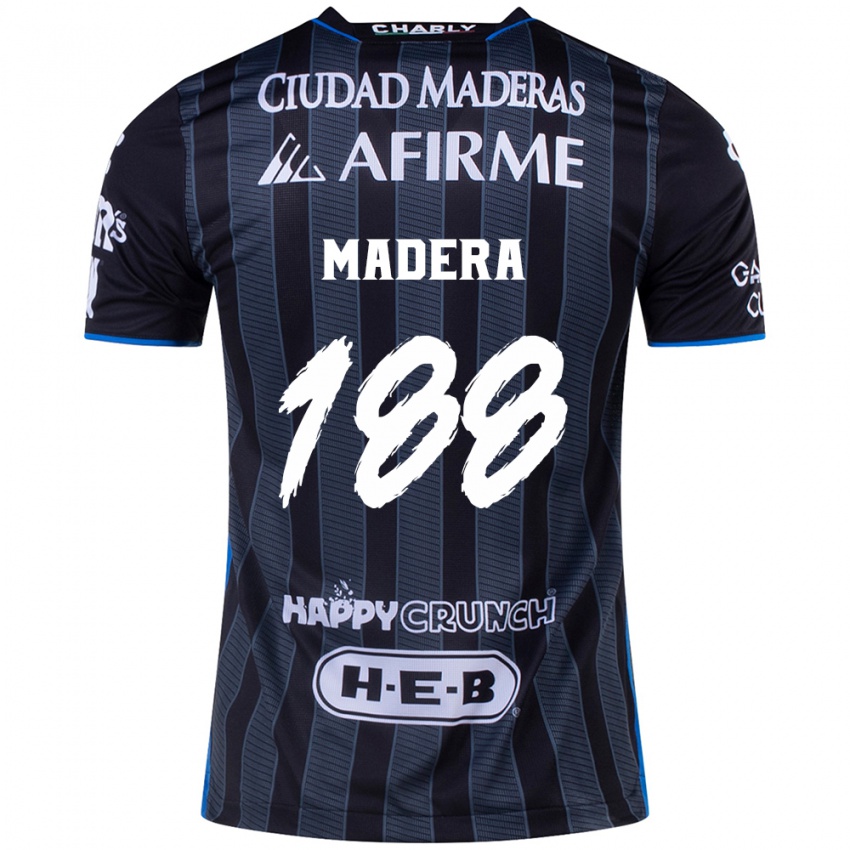 Kinderen Héctor Madera #188 Wit Zwart Uitshirt Uittenue 2024/25 T-Shirt