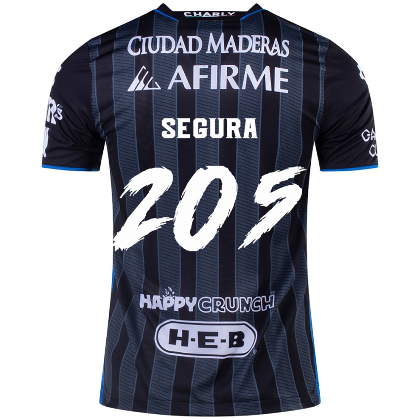 Kinderen Mathías Segura #205 Wit Zwart Uitshirt Uittenue 2024/25 T-Shirt