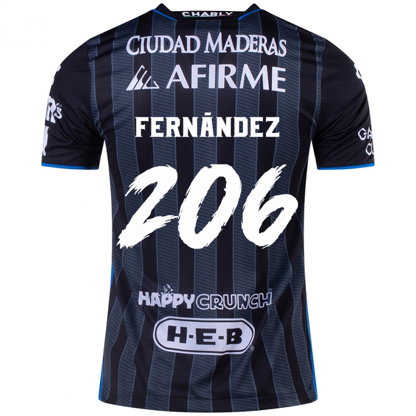 Kinderen Erik Fernández #206 Wit Zwart Uitshirt Uittenue 2024/25 T-Shirt