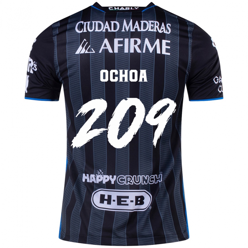 Kinderen José Ochoa #209 Wit Zwart Uitshirt Uittenue 2024/25 T-Shirt