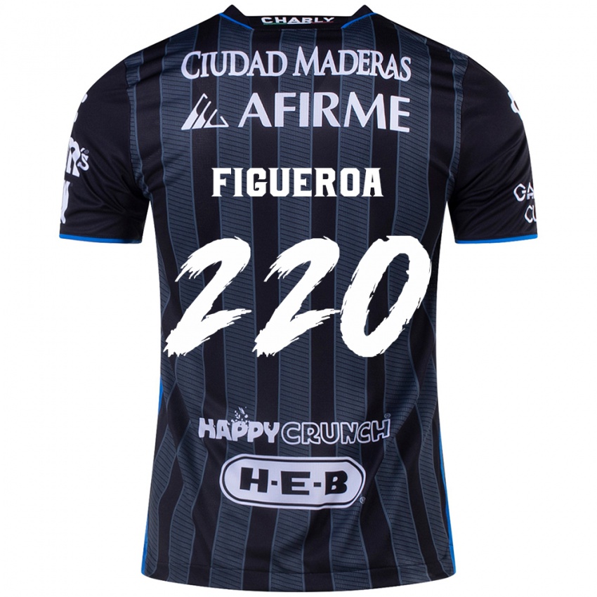 Kinderen Christopher Figueroa #220 Wit Zwart Uitshirt Uittenue 2024/25 T-Shirt