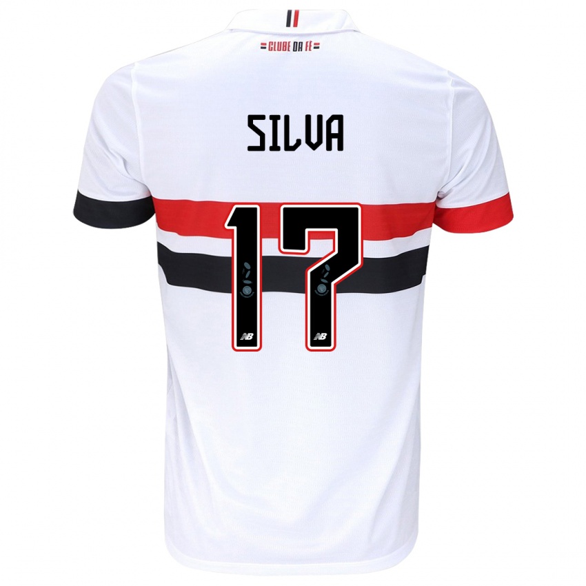 Heren André Silva #17 Wit Rood Zwart Thuisshirt Thuistenue 2024/25 T-Shirt