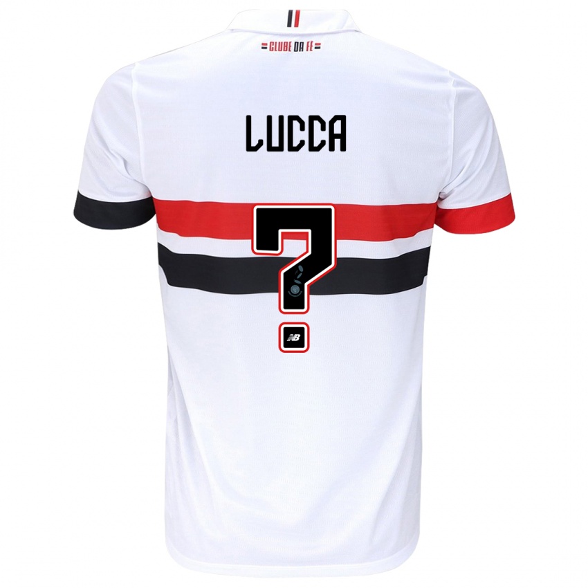 Heren Cauã Lucca #0 Wit Rood Zwart Thuisshirt Thuistenue 2024/25 T-Shirt