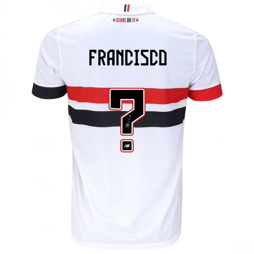 Heren Ryan Francisco #0 Wit Rood Zwart Thuisshirt Thuistenue 2024/25 T-Shirt