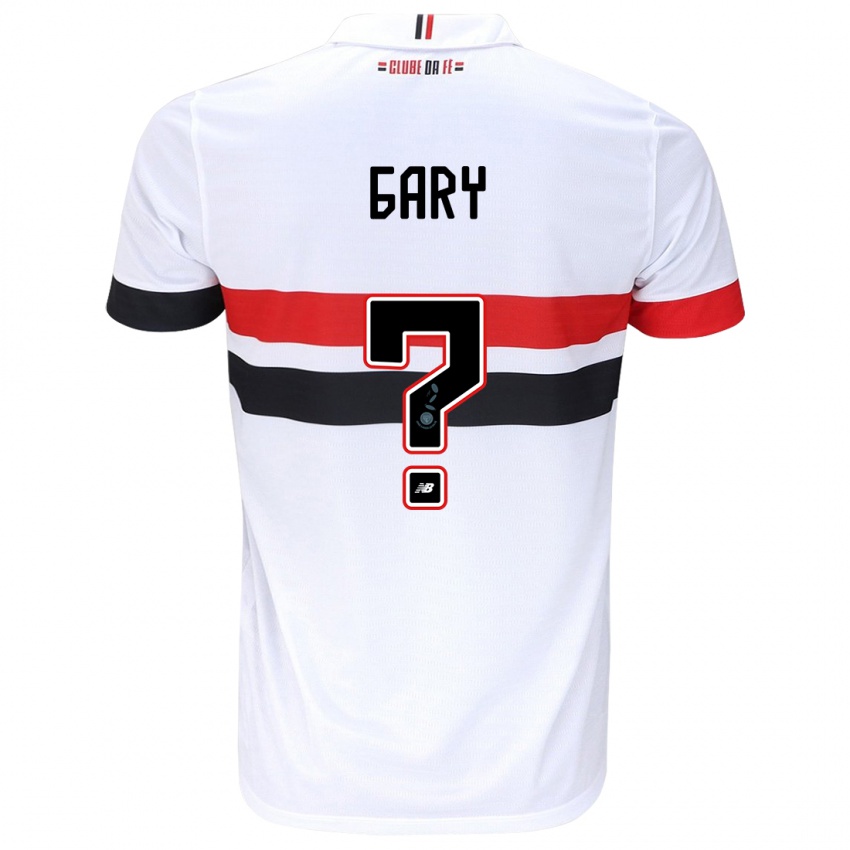 Heren Ganael Gary #0 Wit Rood Zwart Thuisshirt Thuistenue 2024/25 T-Shirt