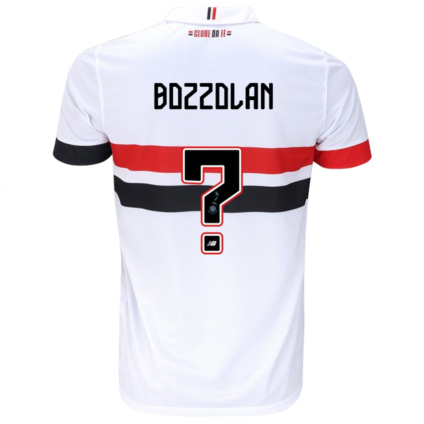 Heren Gabriel Bozzolan #0 Wit Rood Zwart Thuisshirt Thuistenue 2024/25 T-Shirt