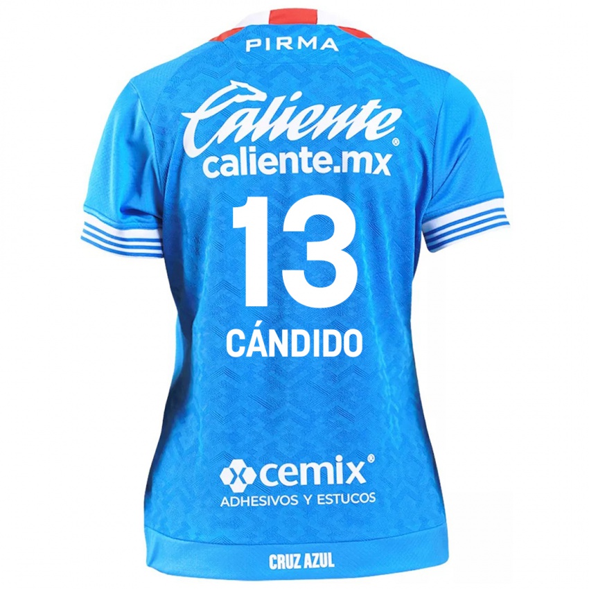 Heren Camilo Cándido #13 Hemelsblauw Thuisshirt Thuistenue 2024/25 T-Shirt