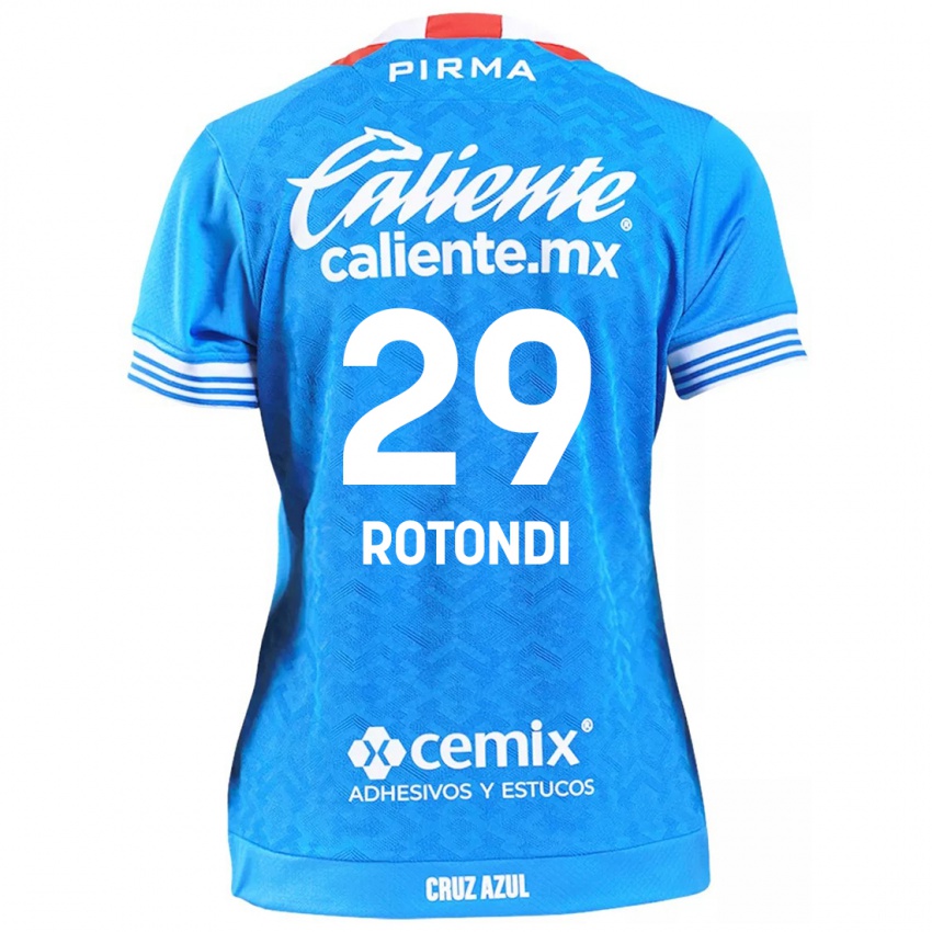 Heren Carlos Rotondi #29 Hemelsblauw Thuisshirt Thuistenue 2024/25 T-Shirt