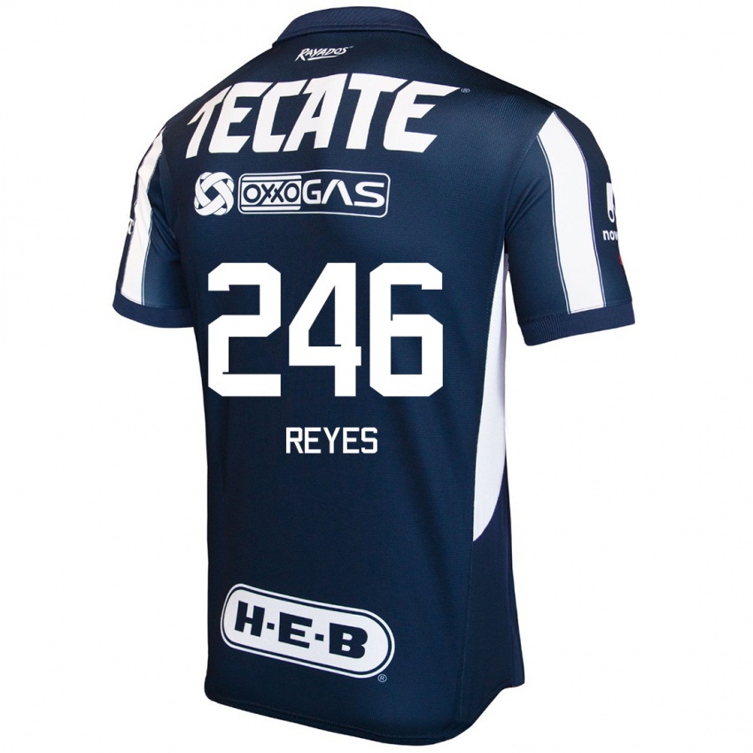 Heren Cristian Reyes #246 Blauw Rood Wit Thuisshirt Thuistenue 2024/25 T-Shirt