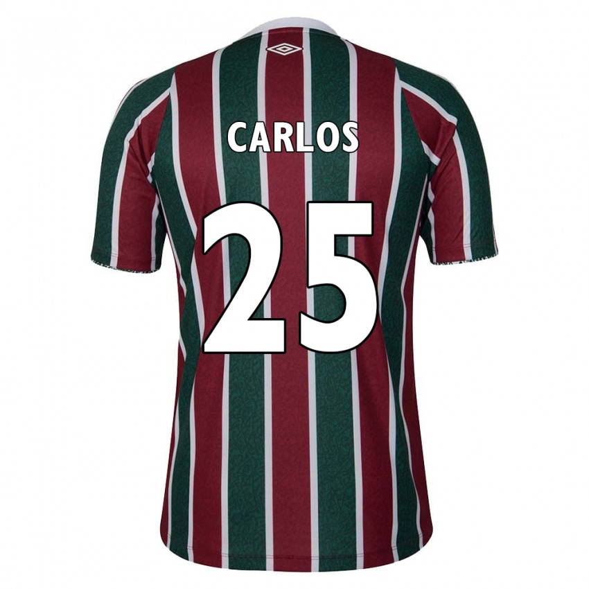 Heren Antônio Carlos #25 Groen Kastanjebruin Wit Thuisshirt Thuistenue 2024/25 T-Shirt