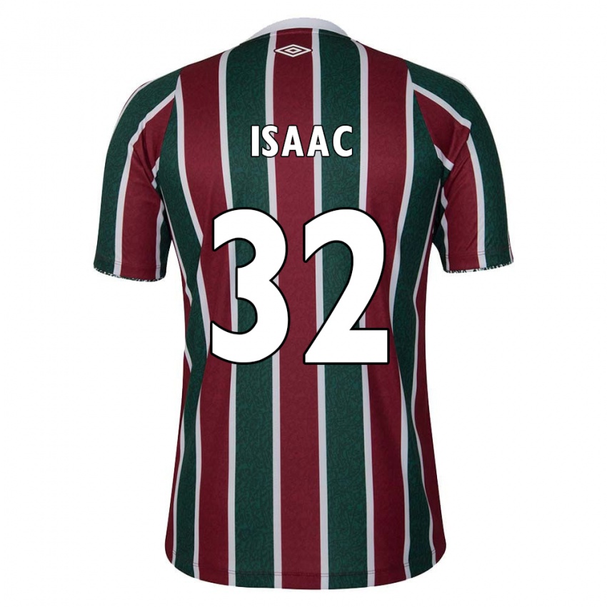 Heren Isaac #32 Groen Kastanjebruin Wit Thuisshirt Thuistenue 2024/25 T-Shirt