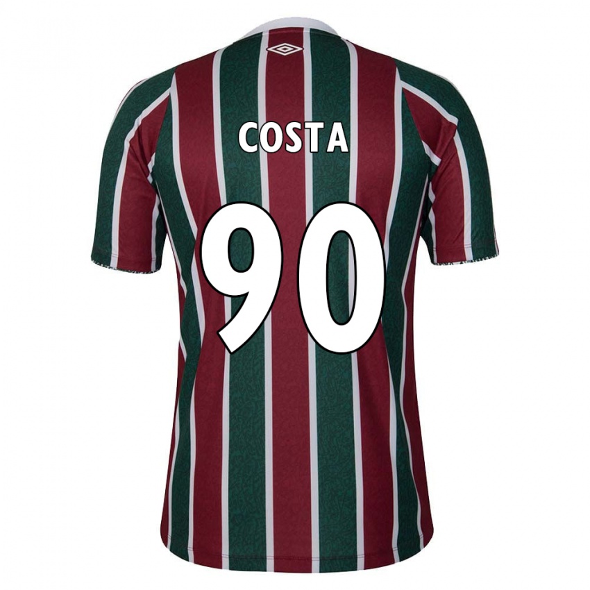 Heren Douglas Costa #90 Groen Kastanjebruin Wit Thuisshirt Thuistenue 2024/25 T-Shirt