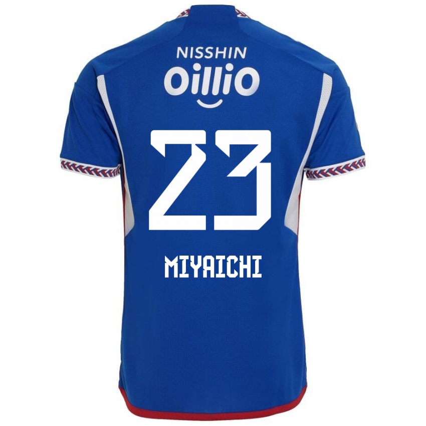 Heren Ryo Miyaichi #23 Blauw Wit Rood Thuisshirt Thuistenue 2024/25 T-Shirt