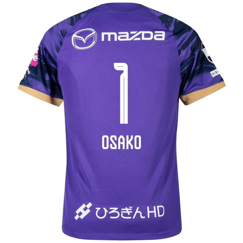 Heren Keisuke Osako #1 Paars Wit Thuisshirt Thuistenue 2024/25 T-Shirt