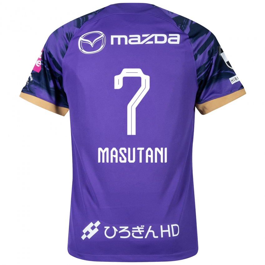 Heren Ayuki Masutani #7 Paars Wit Thuisshirt Thuistenue 2024/25 T-Shirt