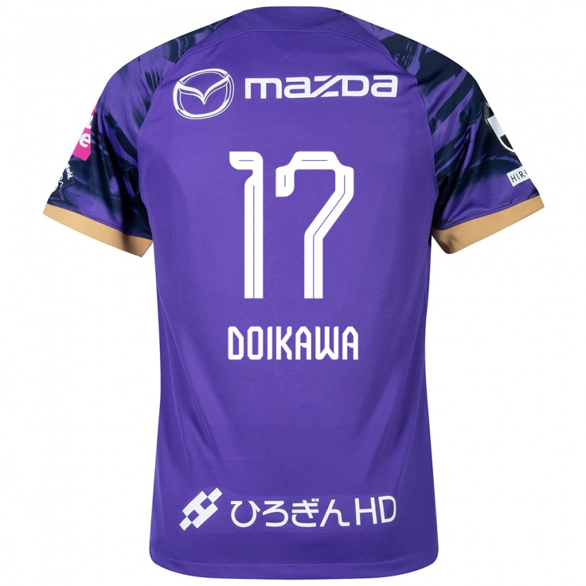 Heren Haruto Doikawa #17 Paars Wit Thuisshirt Thuistenue 2024/25 T-Shirt