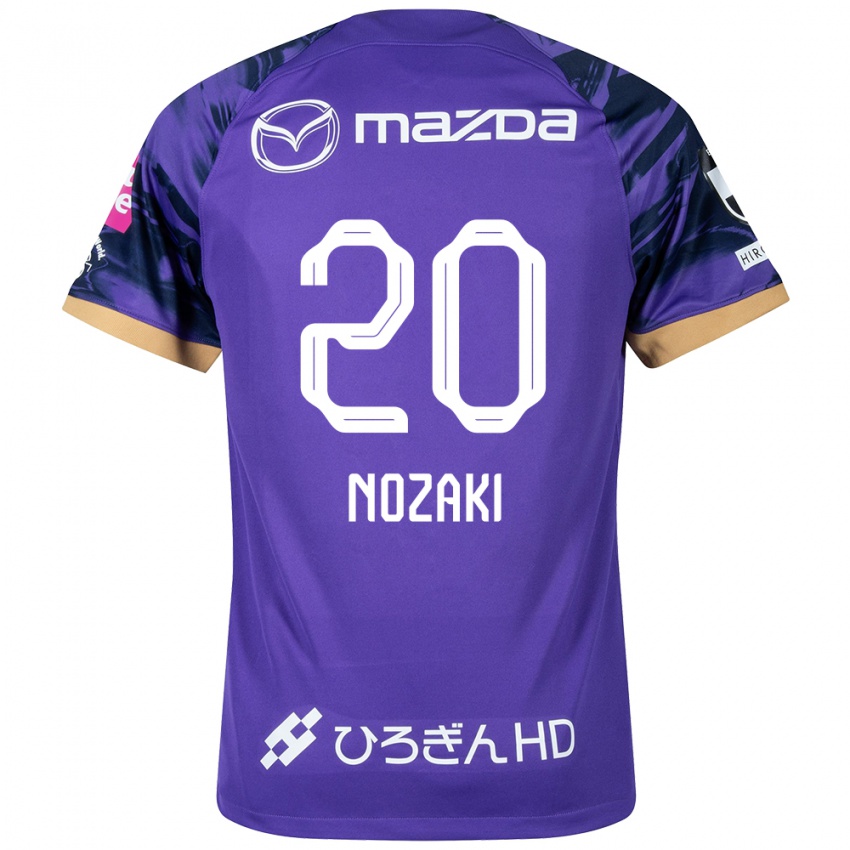 Heren Kota Nozaki #20 Paars Wit Thuisshirt Thuistenue 2024/25 T-Shirt