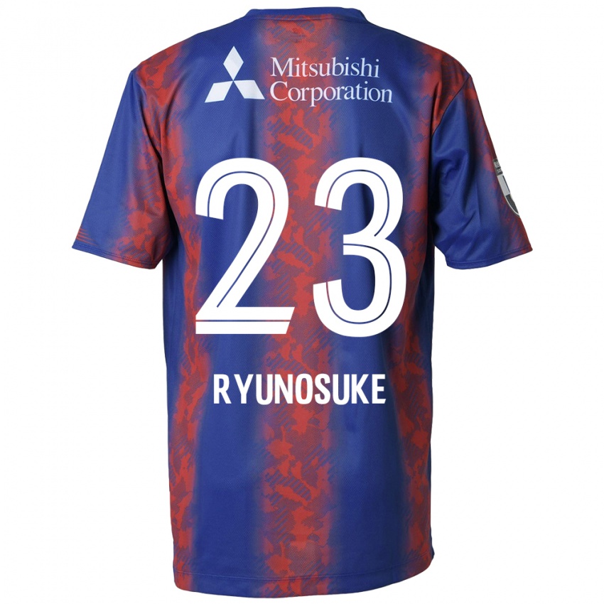 Heren Ryunosuke Sato #23 Blauw Rood Thuisshirt Thuistenue 2024/25 T-Shirt