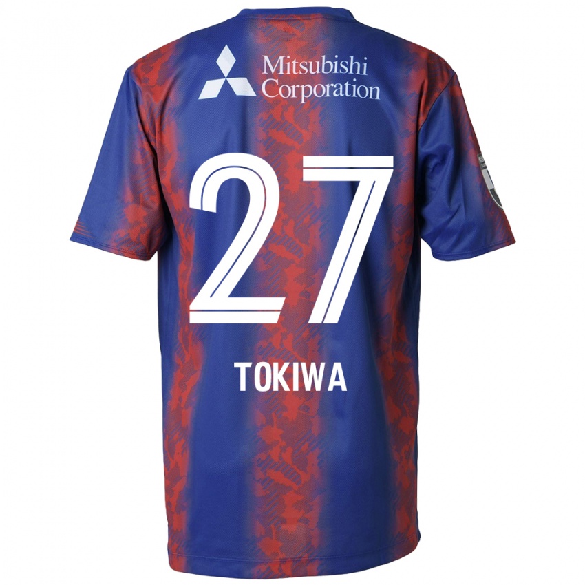 Heren Kyota Tokiwa #27 Blauw Rood Thuisshirt Thuistenue 2024/25 T-Shirt