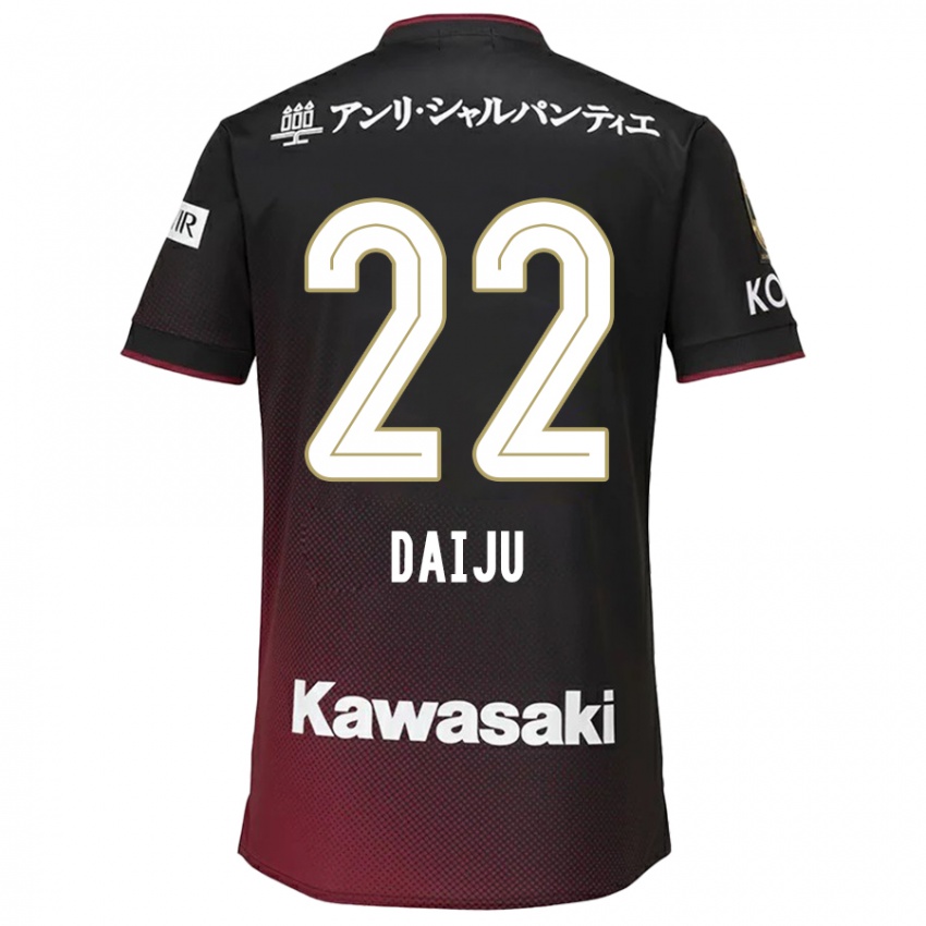 Heren Daiju Sasaki #22 Zwart Rood Thuisshirt Thuistenue 2024/25 T-Shirt