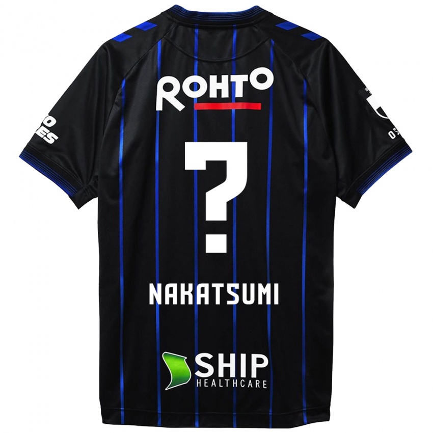 Heren Naru Nakatsumi #0 Zwart Blauw Thuisshirt Thuistenue 2024/25 T-Shirt