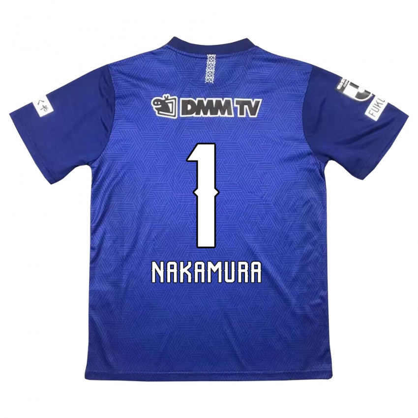 Heren Seigo Nakamura #1 Donkerblauw Thuisshirt Thuistenue 2024/25 T-Shirt