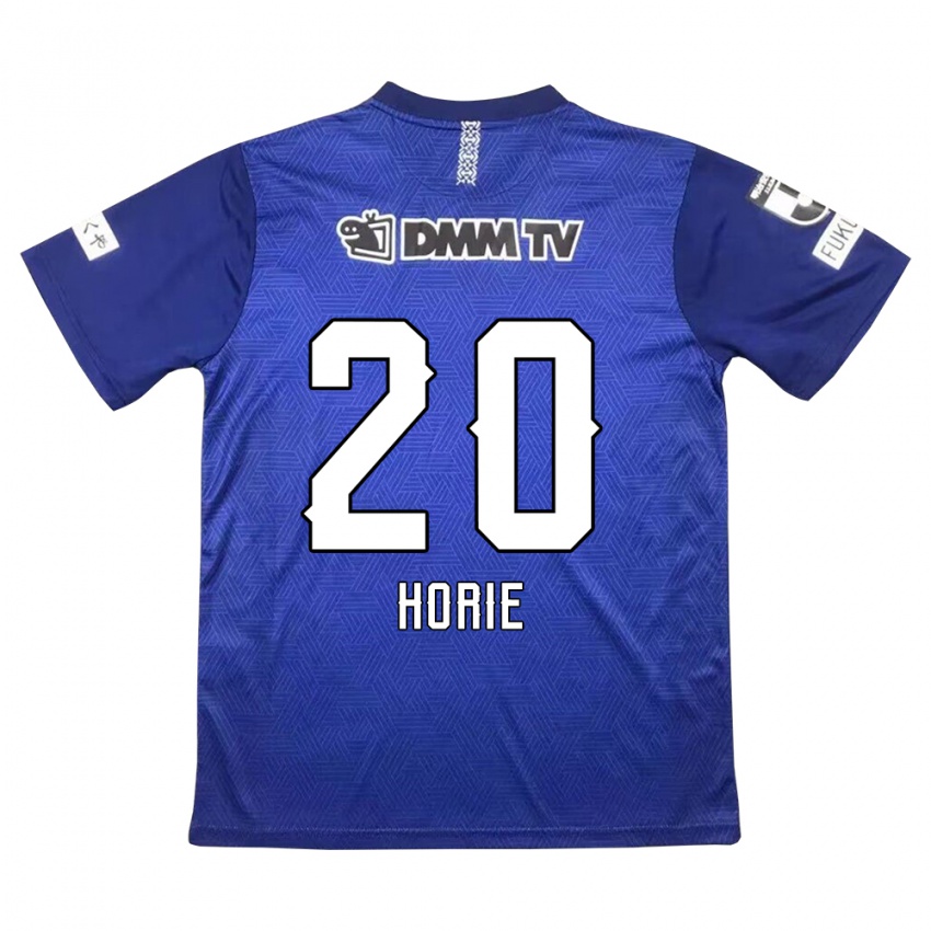 Heren Hibiki Horie #20 Donkerblauw Thuisshirt Thuistenue 2024/25 T-Shirt