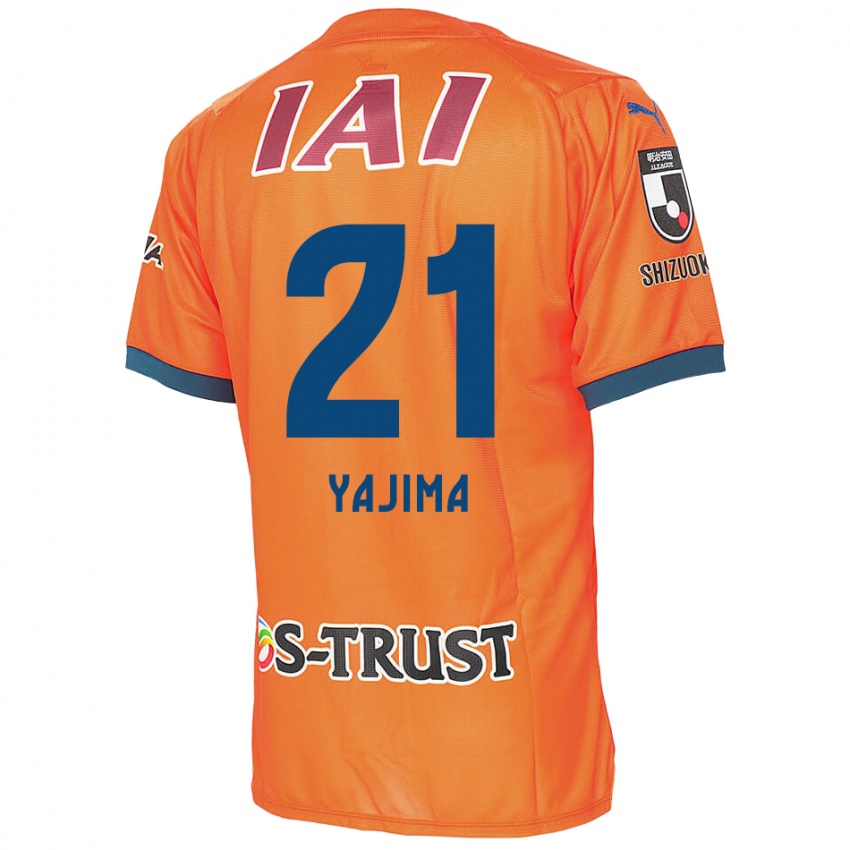 Heren Shinya Yajima #21 Oranje Blauw Thuisshirt Thuistenue 2024/25 T-Shirt