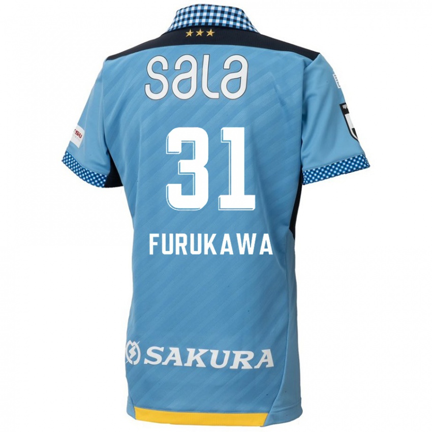 Heren Yosuke Furukawa #31 Blauw Zwart Thuisshirt Thuistenue 2024/25 T-Shirt