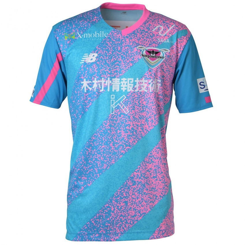 Heren Yusuke Maruhashi #28 Blauw Roze Thuisshirt Thuistenue 2024/25 T-Shirt