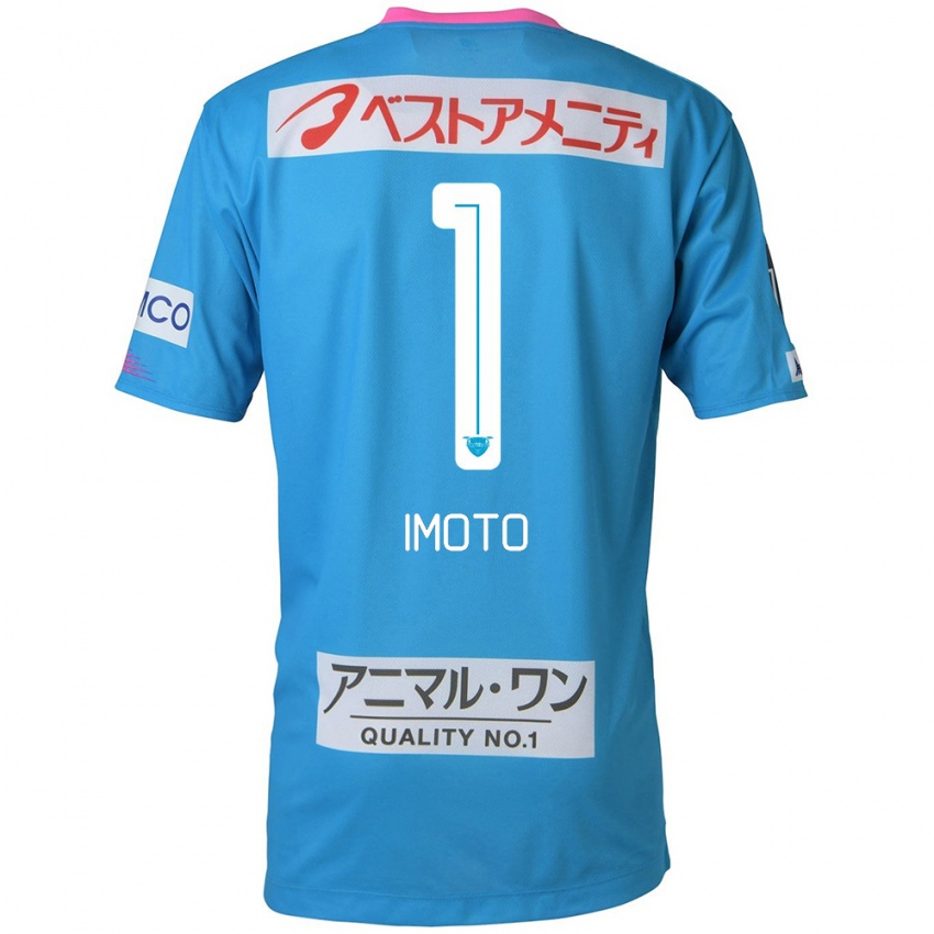 Heren Kota Imoto #1 Blauw Roze Thuisshirt Thuistenue 2024/25 T-Shirt