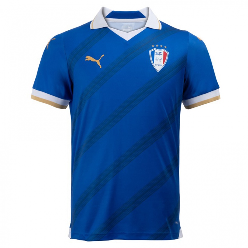 Heren Fejsal Mulic #9 Blauw Wit Thuisshirt Thuistenue 2024/25 T-Shirt