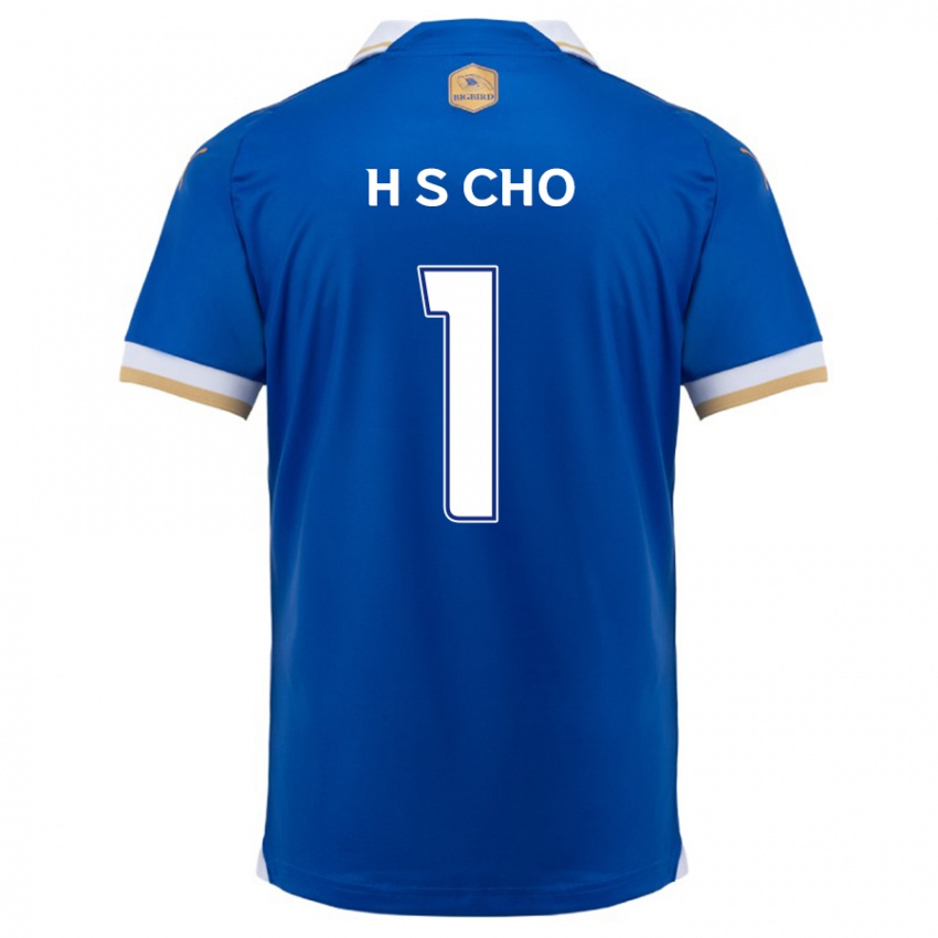 Heren Sung-Hoon Cho #1 Blauw Wit Thuisshirt Thuistenue 2024/25 T-Shirt