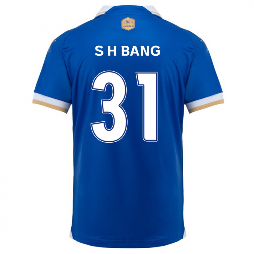 Heren Hee-Sang Bang #31 Blauw Wit Thuisshirt Thuistenue 2024/25 T-Shirt