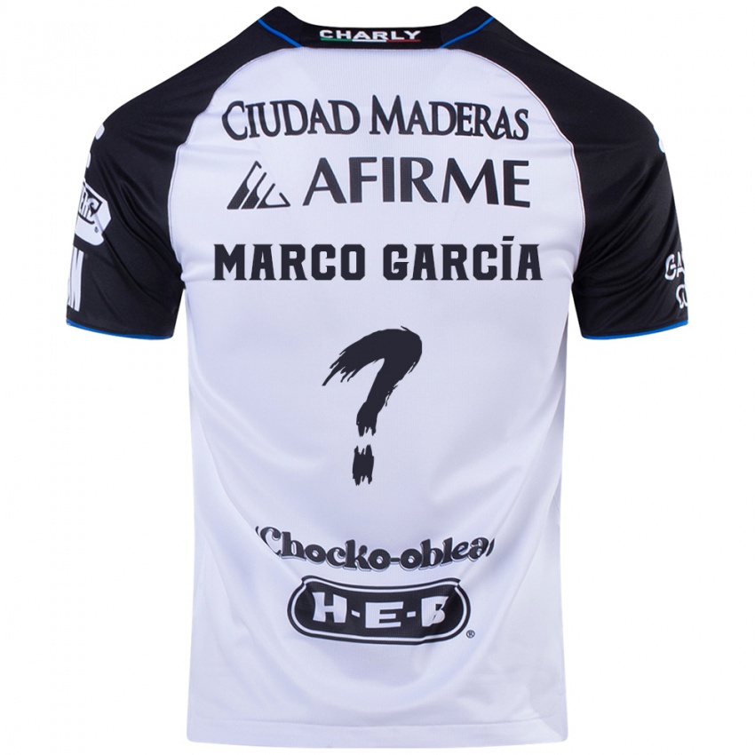 Heren Marco Garcia #0 Zwart Blauw Thuisshirt Thuistenue 2024/25 T-Shirt