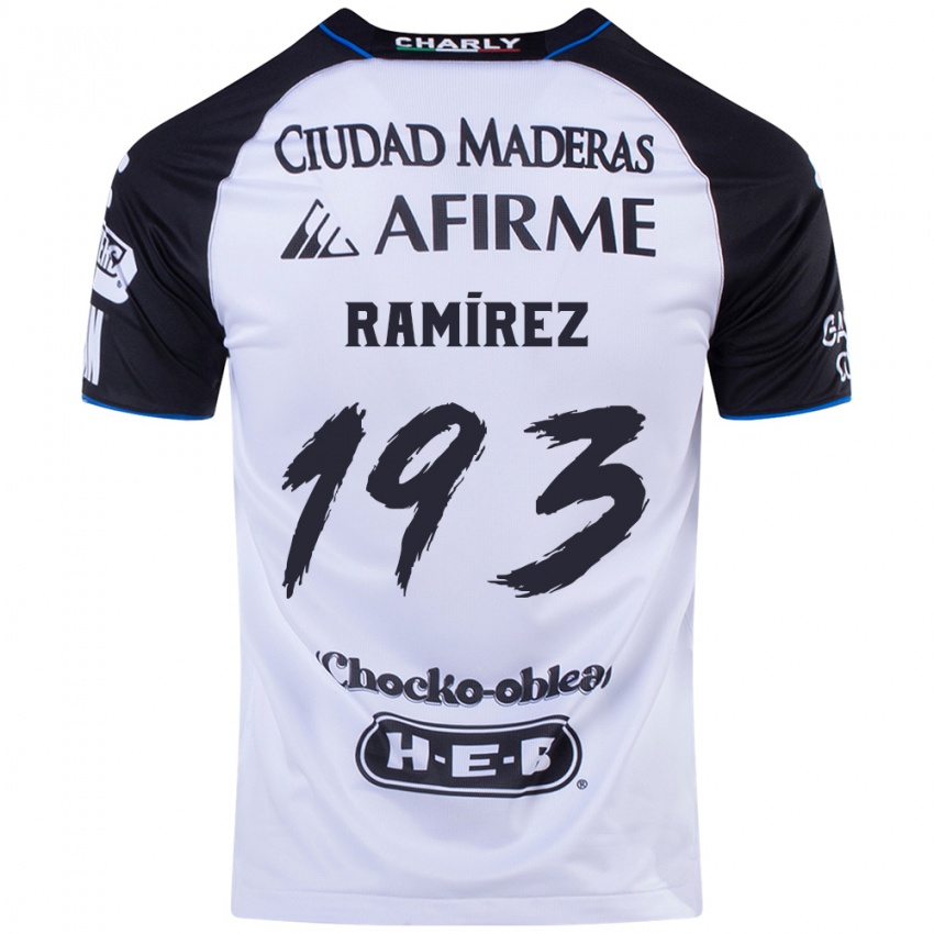 Heren Ángel Ramírez #193 Zwart Blauw Thuisshirt Thuistenue 2024/25 T-Shirt