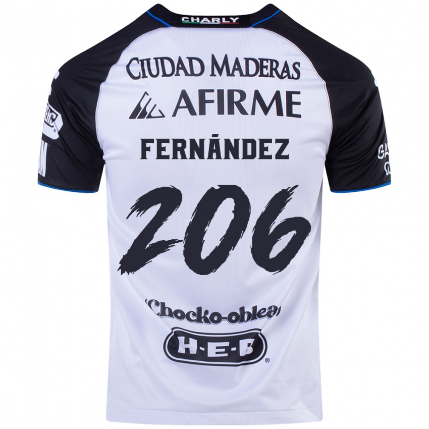 Heren Erik Fernández #206 Zwart Blauw Thuisshirt Thuistenue 2024/25 T-Shirt