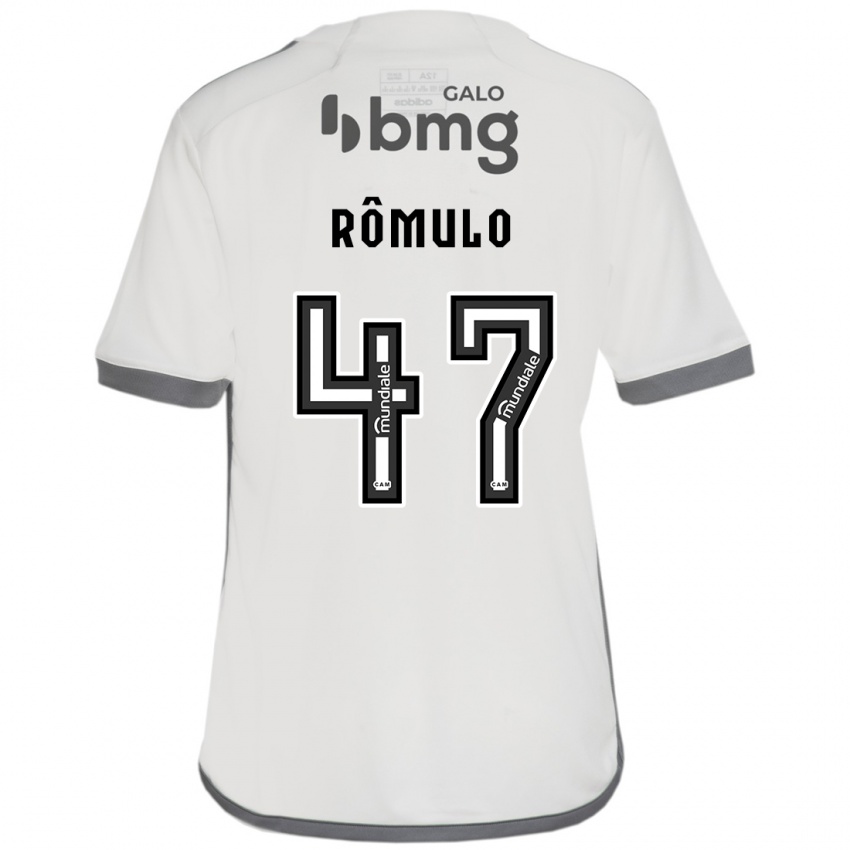 Heren Romulo #47 Gebroken Wit Uitshirt Uittenue 2024/25 T-Shirt