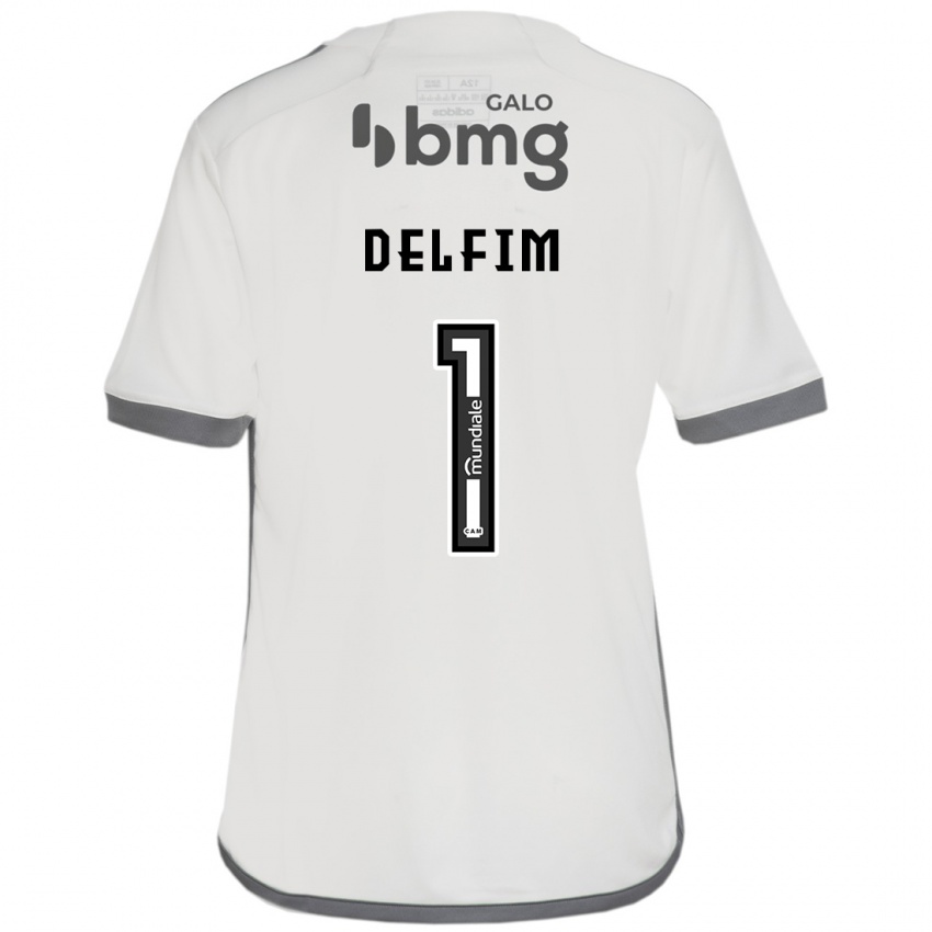 Heren Gabriel Delfim #1 Gebroken Wit Uitshirt Uittenue 2024/25 T-Shirt