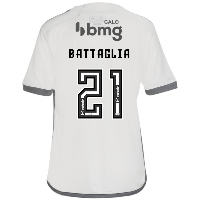 Heren Rodrigo Battaglia #21 Gebroken Wit Uitshirt Uittenue 2024/25 T-Shirt