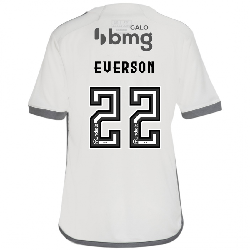 Heren Everson #22 Gebroken Wit Uitshirt Uittenue 2024/25 T-Shirt