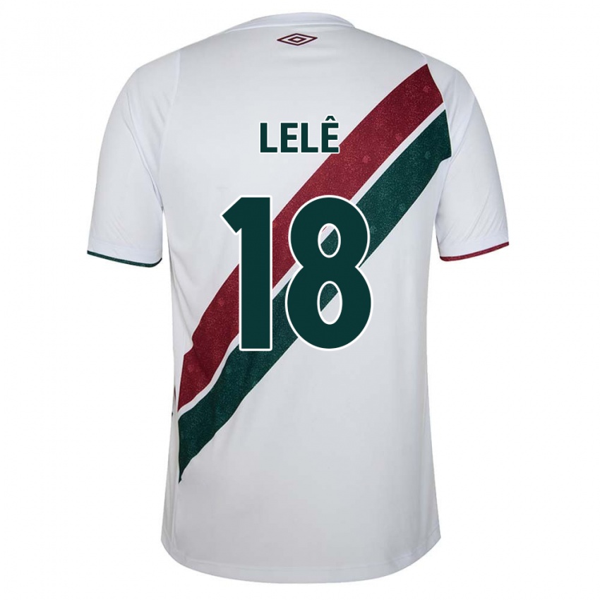 Heren Lelê #18 Wit Groen Kastanjebruin Uitshirt Uittenue 2024/25 T-Shirt