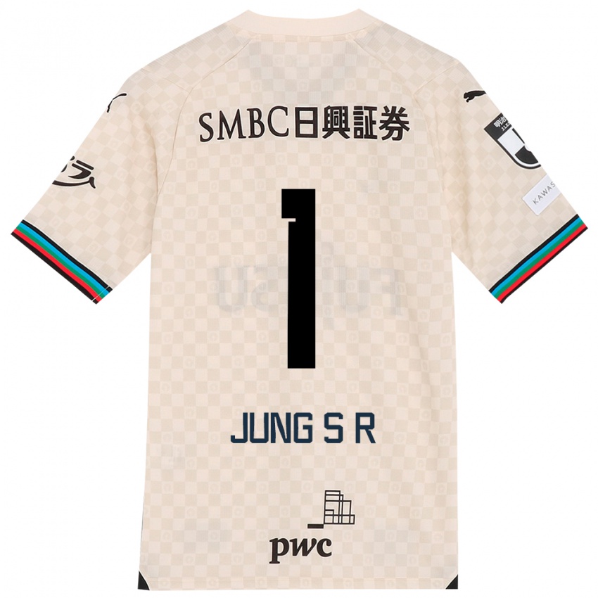 Heren Sung-Ryong Jung #1 Wit Grijs Uitshirt Uittenue 2024/25 T-Shirt