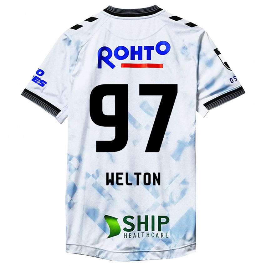 Heren Welton #97 Wit Zwart Uitshirt Uittenue 2024/25 T-Shirt